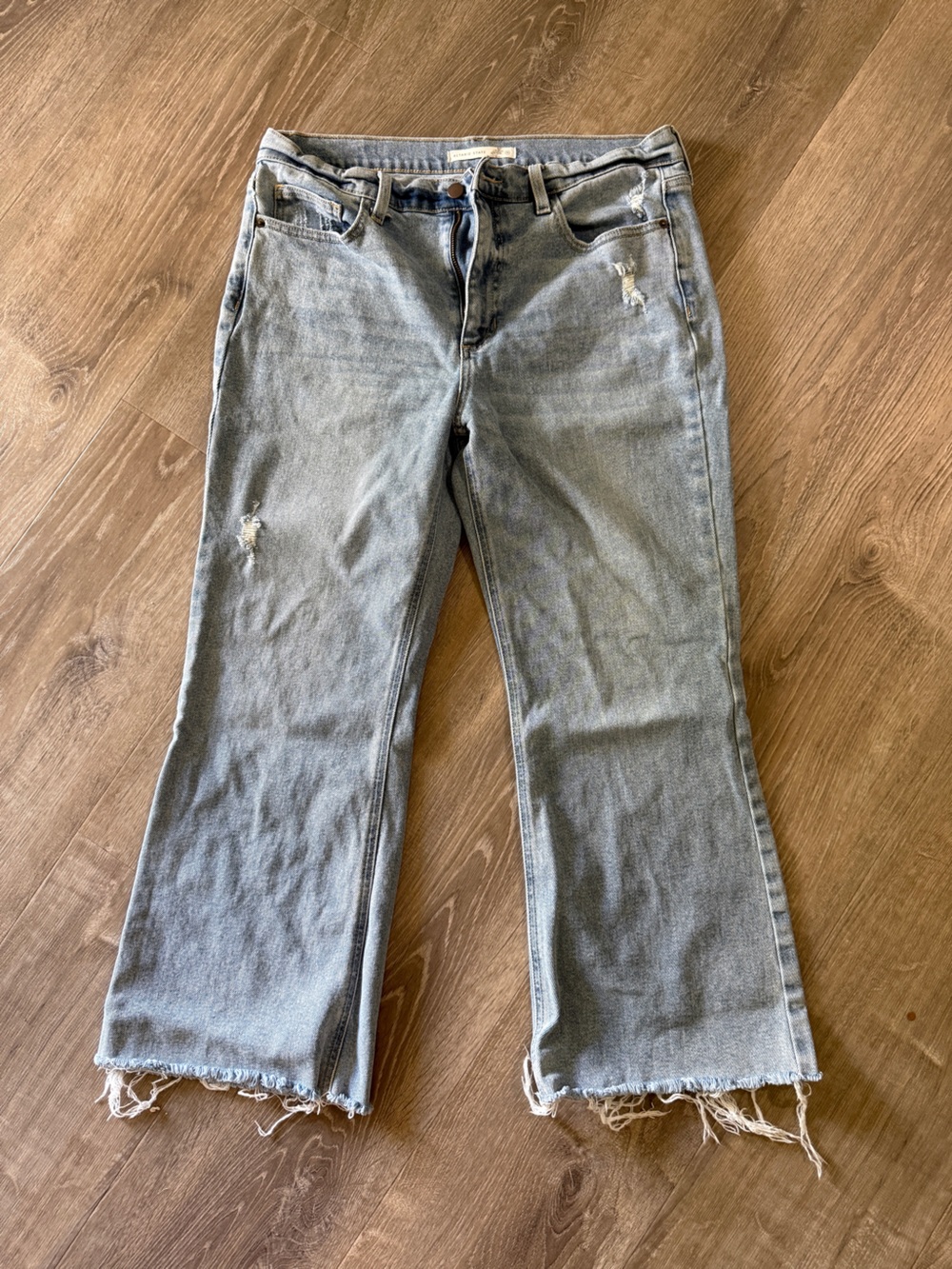 Altar'd State Light Denim Wide Leg Slightly Flared Women’s Jeans
